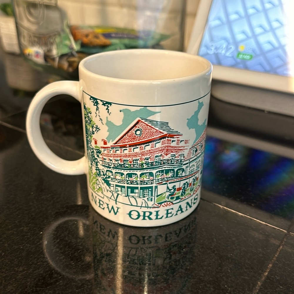 Vintage New Orleans French Quarter coffee cup!